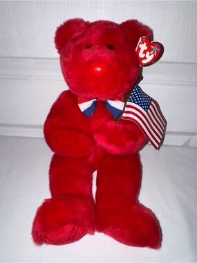 Beanie baby Thomas the bear